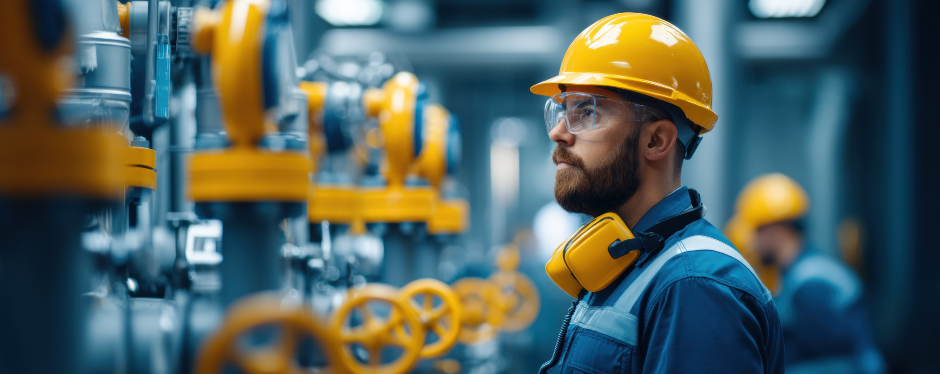 Green hydrogen economy engineer factory pipeline valve safety industry technology