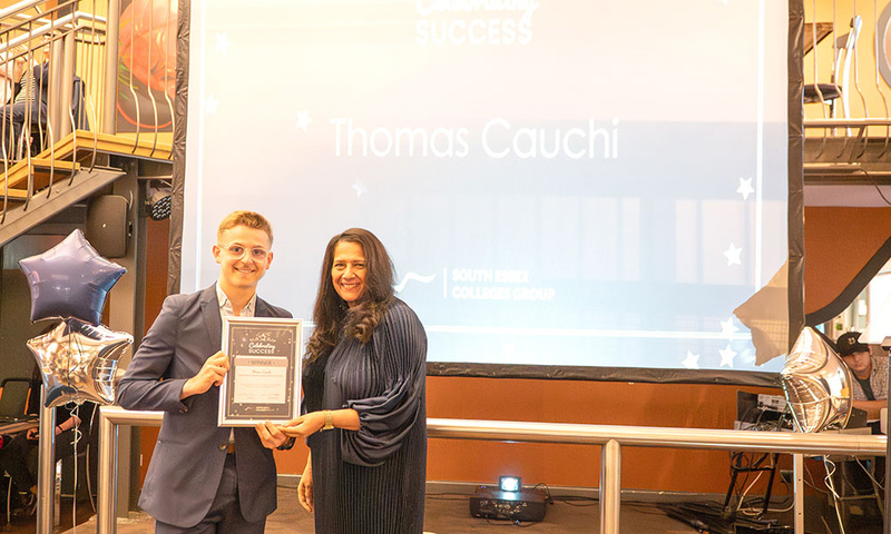 T Level Health Student Named South Essex Colleges Group Student of the Year at Celebrating Success 2026