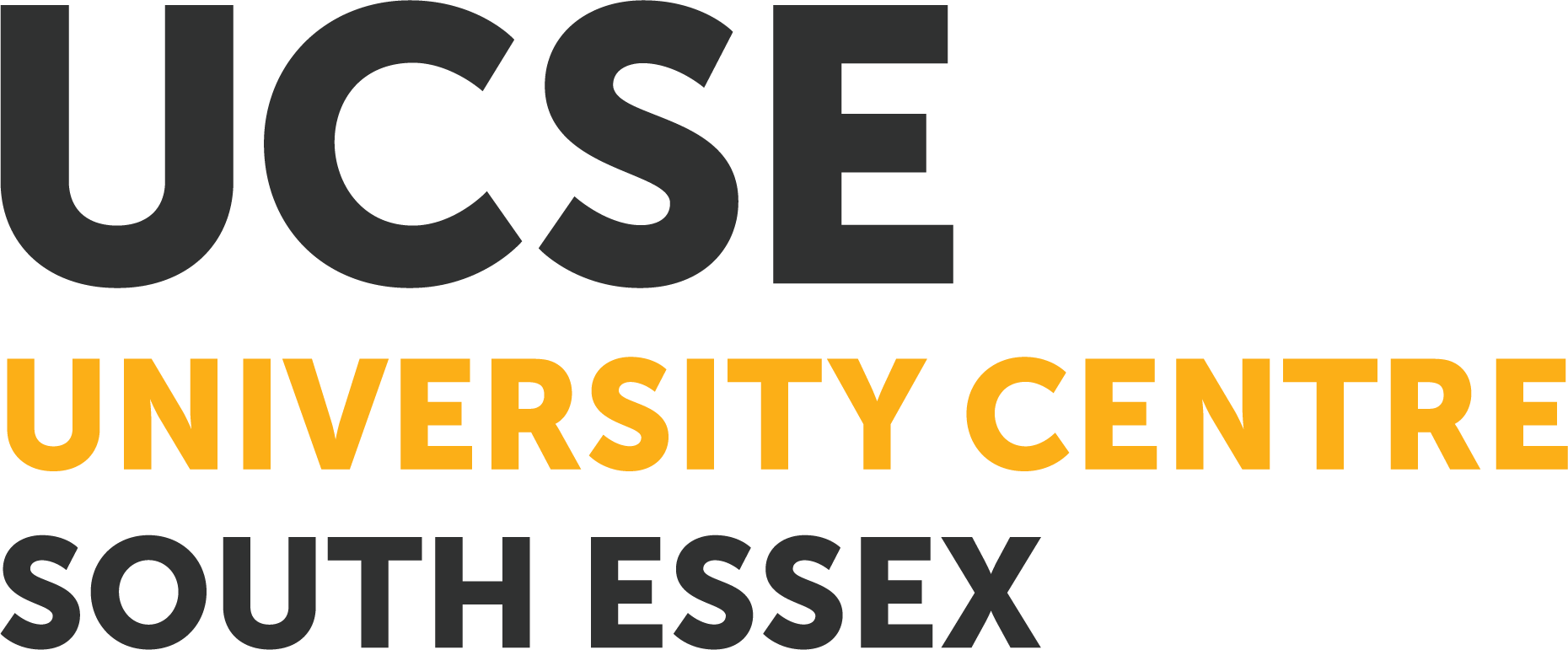 UCSE Logo Stacked Black Yellow